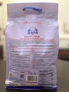 Jewar Basmati Rice, 10 Lbs